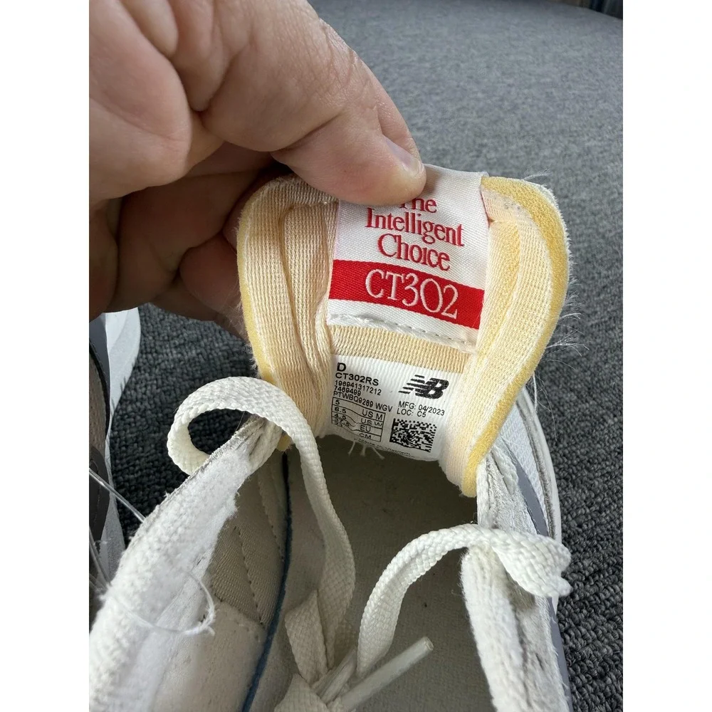 New Balance CT302 Shoes Womens 6.5 White Gray Mesh Walking Sneakers CT302RS